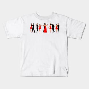 Elegant Dancers Kids T-Shirt